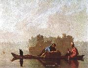 Bingham, George Caleb Fur Traders Going down the Missouri oil painting reproduction